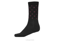 Icebug Active Merino Sock Unisex Black/Hibiscus Accessory 6HR4100