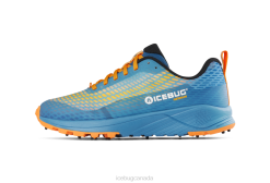 Icebug NewRun BUGrip Men Mist Blue/Orange Footwear 6HR476