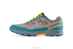 Icebug Pytho6 RB9X Men Petroleum/Orange Footwear 6HR458