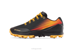 Icebug Zeal5 OLX Women Black/Fire Orange Footwear 6HR49